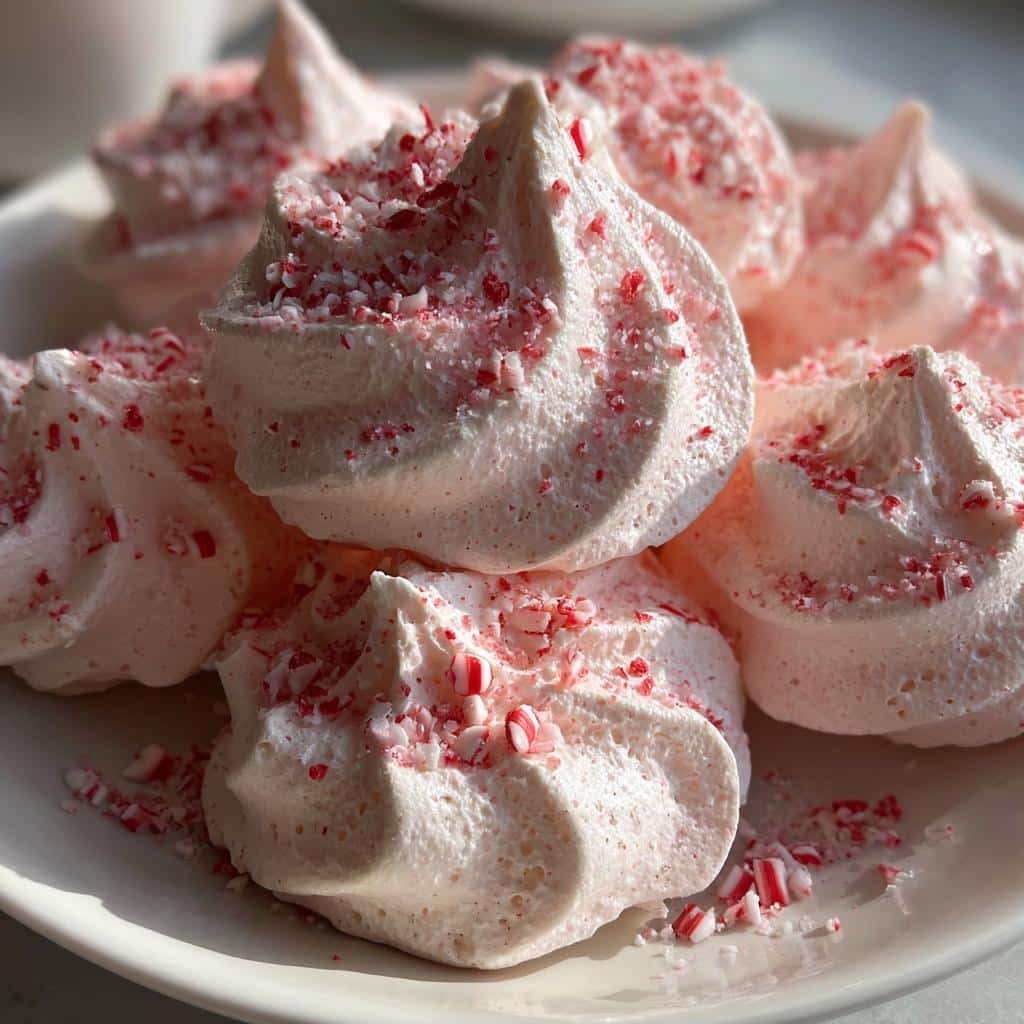 Air Fryer Peppermint Meringues