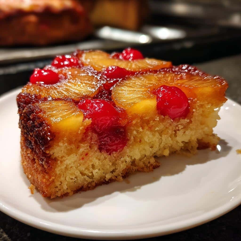 Air Fryer Pineapple Upside Down Cake - detail 1