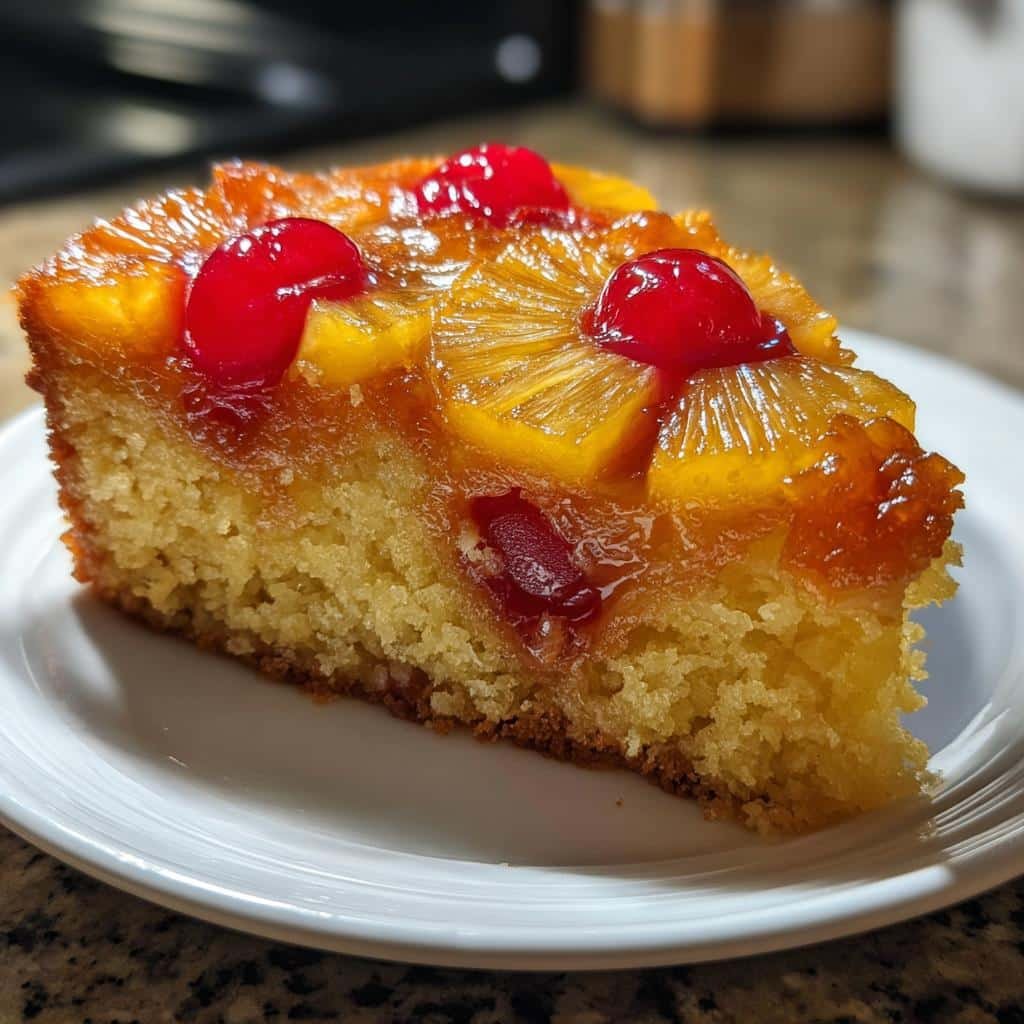 Air Fryer Pineapple Upside Down Cake
