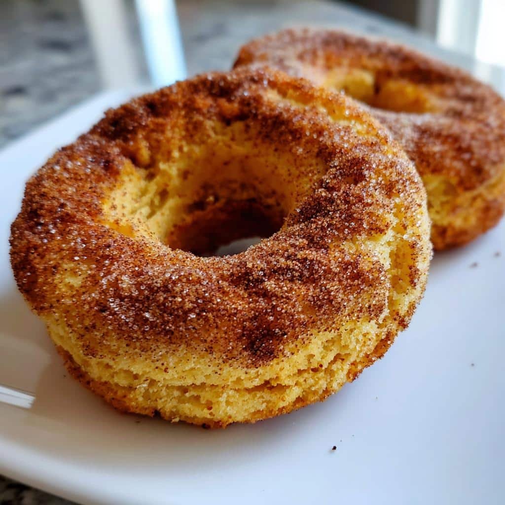 Air Fryer Pumpkin Donuts - detail 1