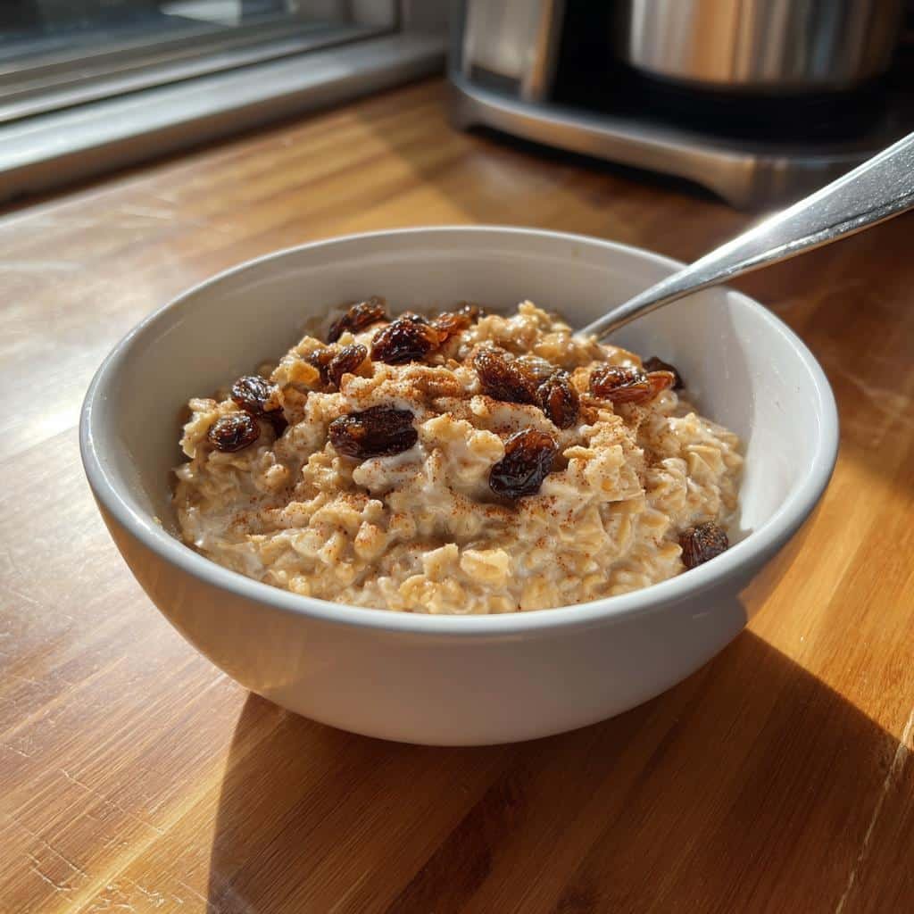 Air Fryer Raisin Cinnamon Oatmeal