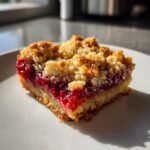 Air Fryer Raspberry Crumble Bars
