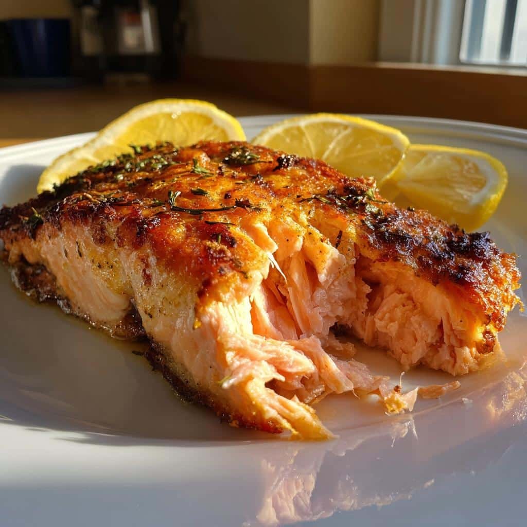 Air Fryer Salmon - detail 1