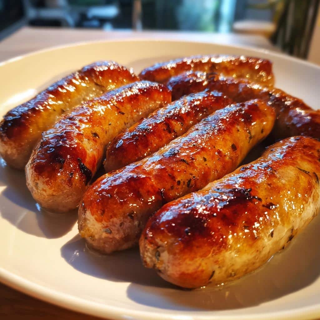 Air Fryer Sausages - detail 1