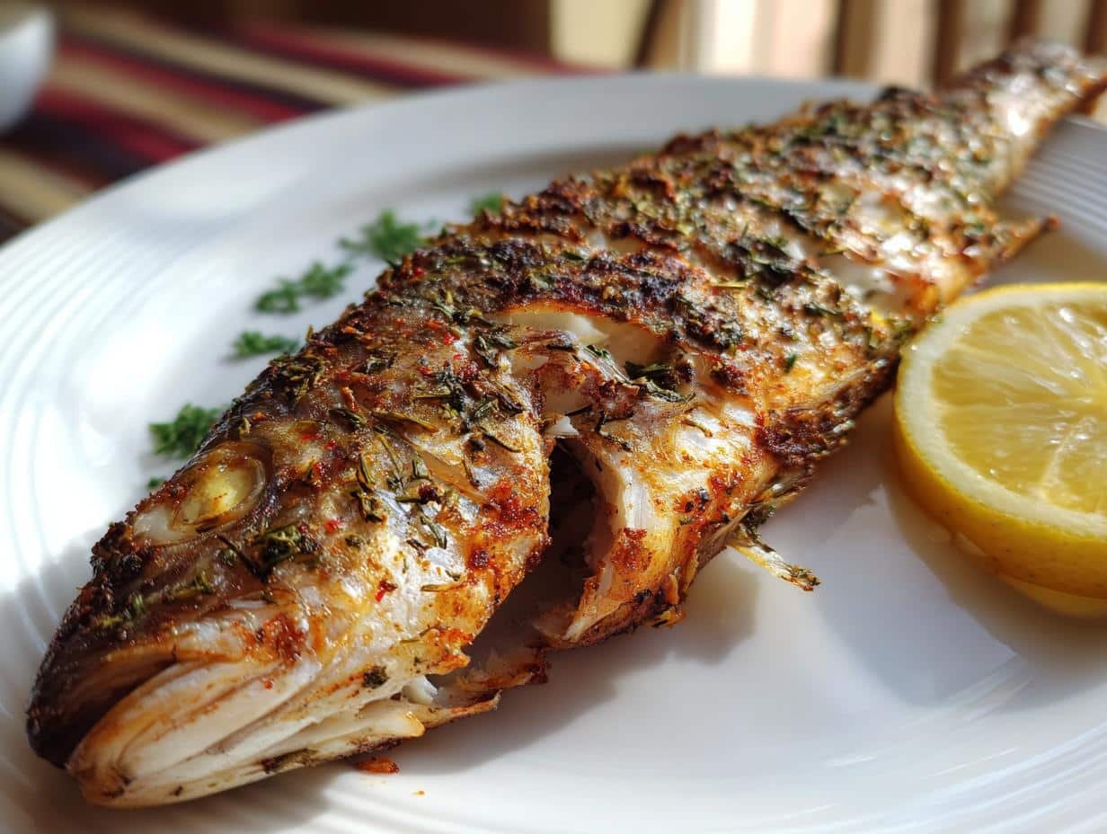 Air Fryer Sea Bass - detail 1