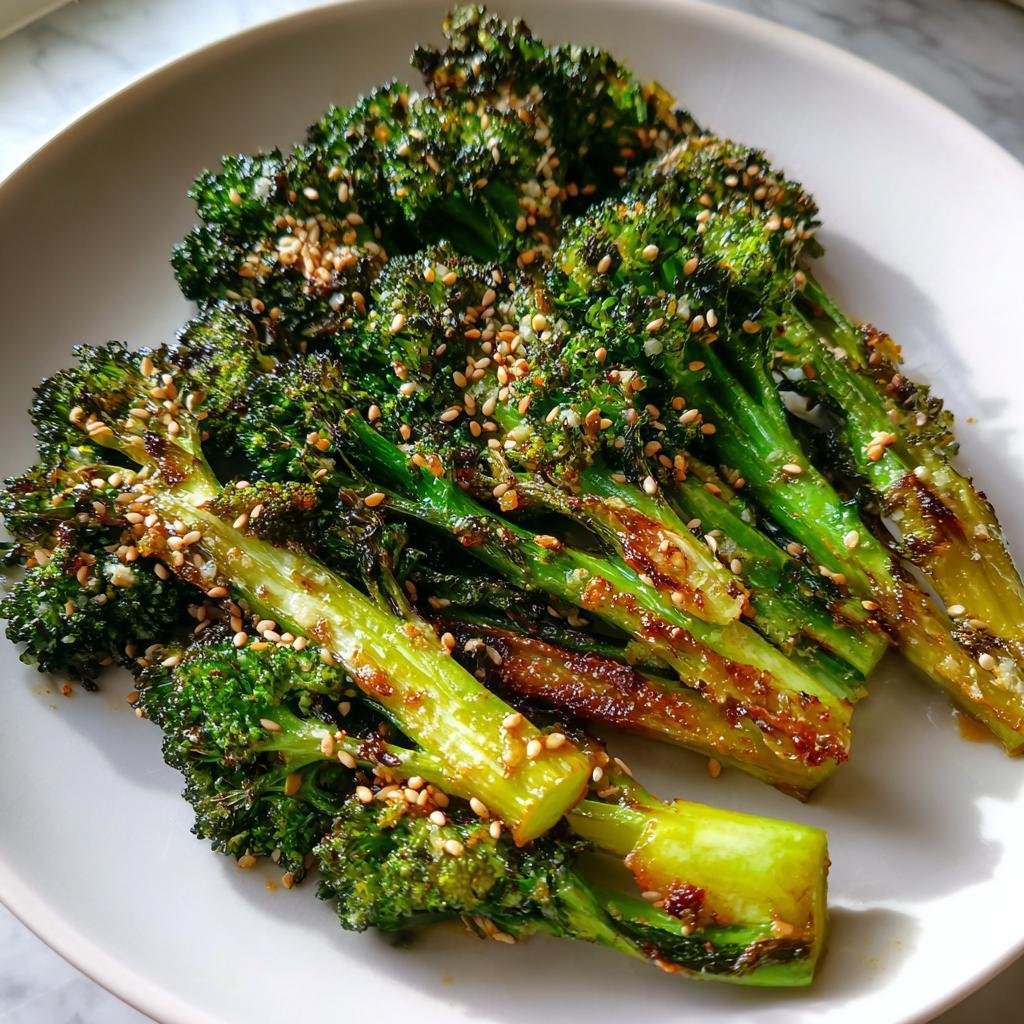 Air Fryer Sesame Broccoli - detail 1