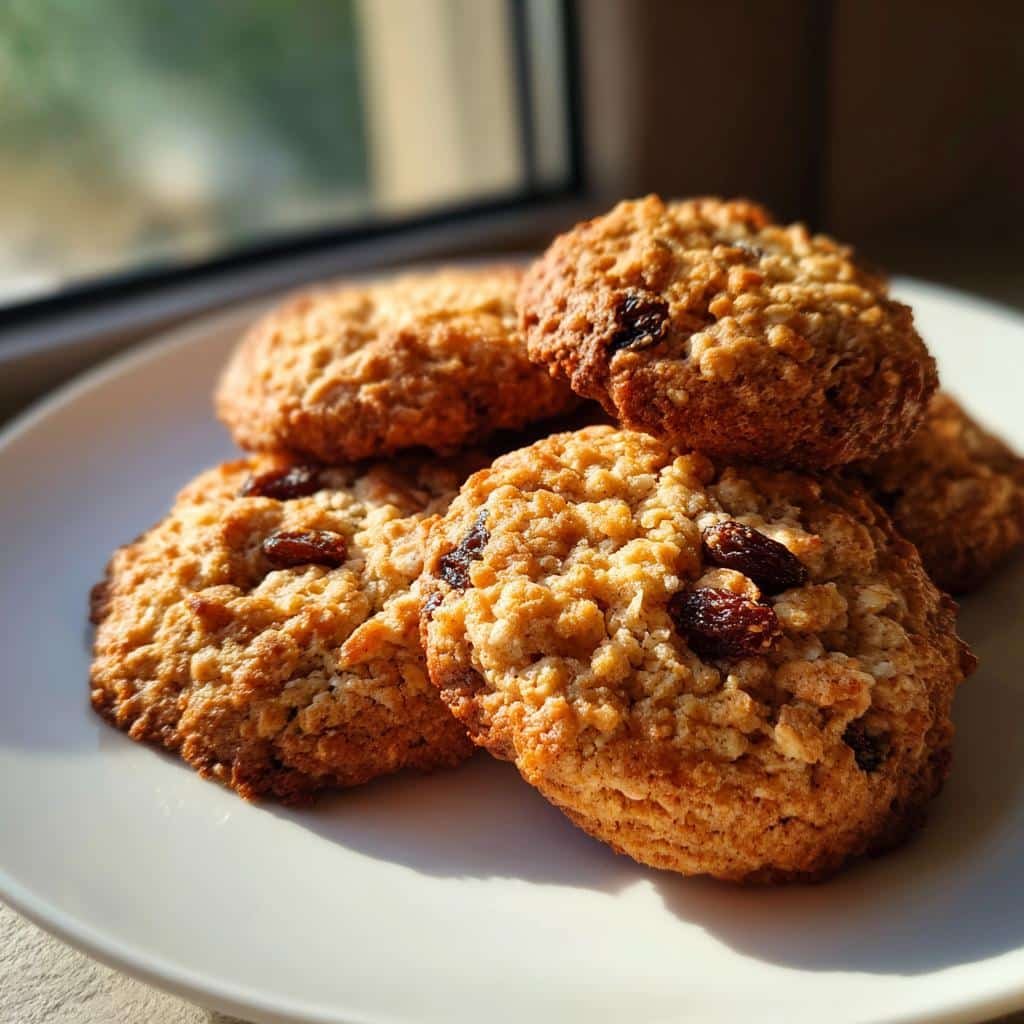Air Fryer Soft Oatmeal Raisin Cookies - detail 1