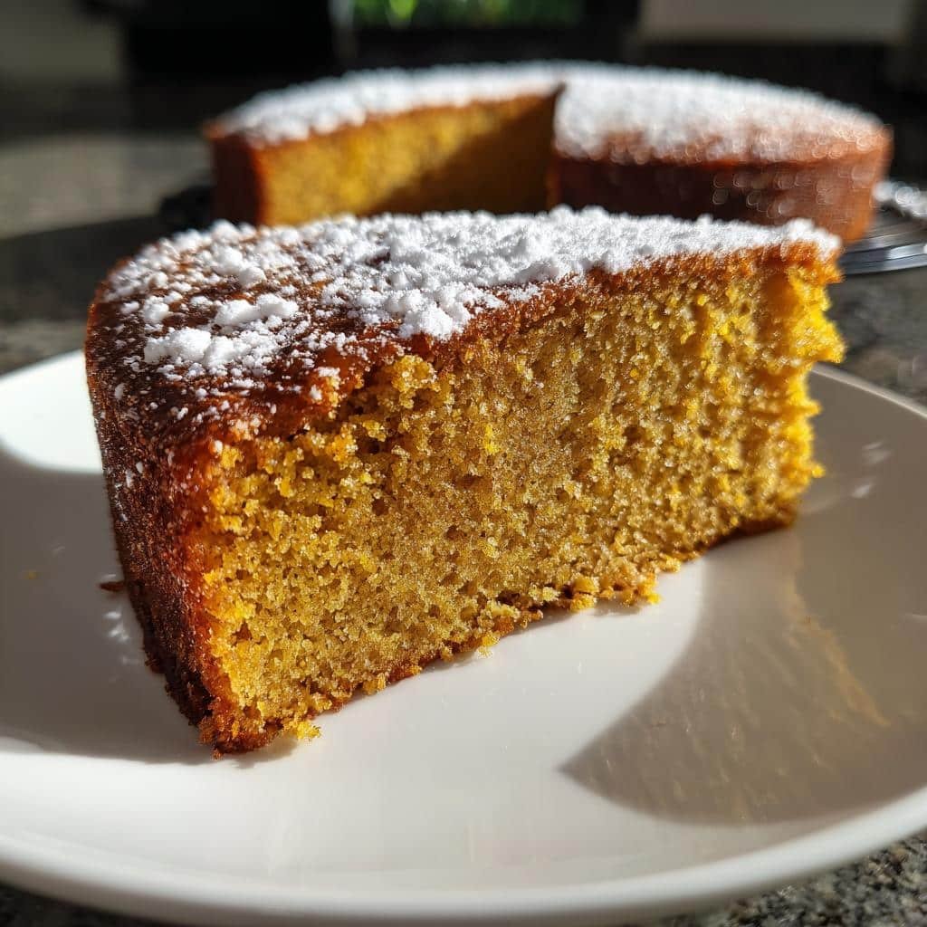 Air Fryer Spiced Pumpkin Cake