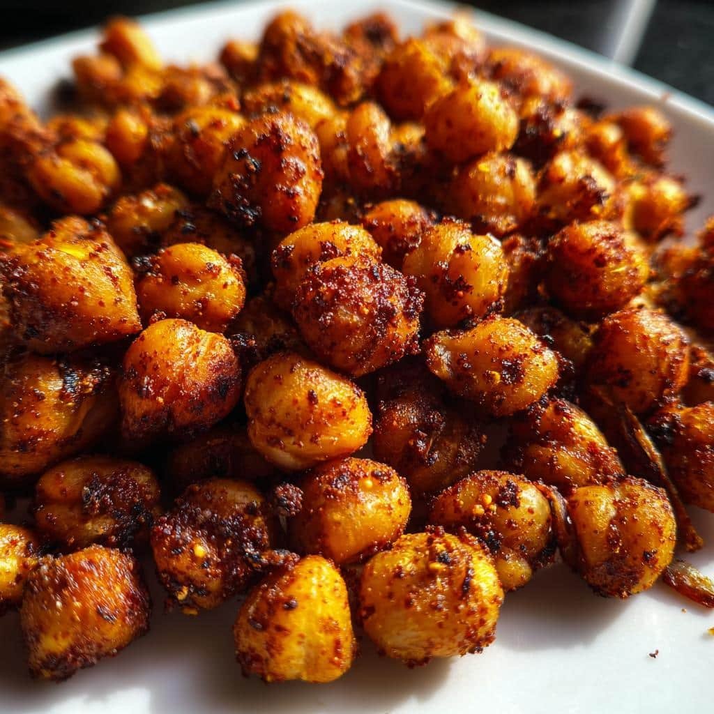 Air Fryer Spicy Chickpeas - detail 1