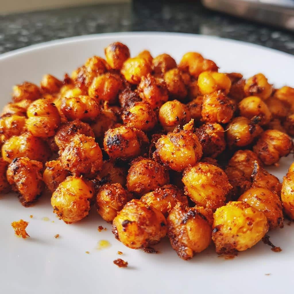 Air Fryer Spicy Chickpeas
