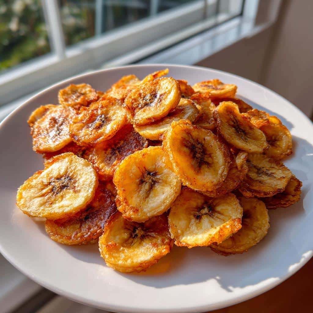 Air Fryer Toasted Banana Chips - detail 1