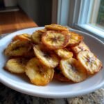 Air Fryer Toasted Banana Chips