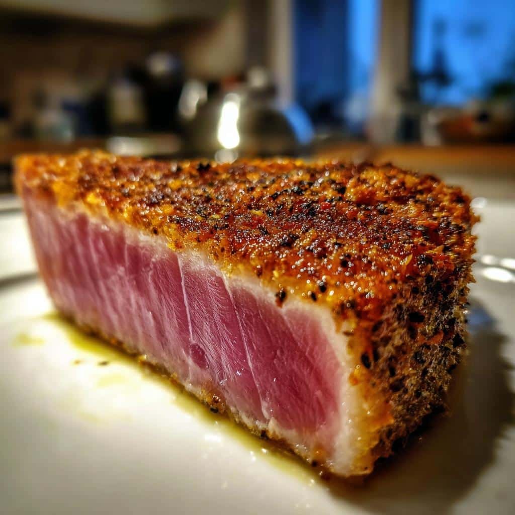 Air Fryer Tuna Steak - detail 1