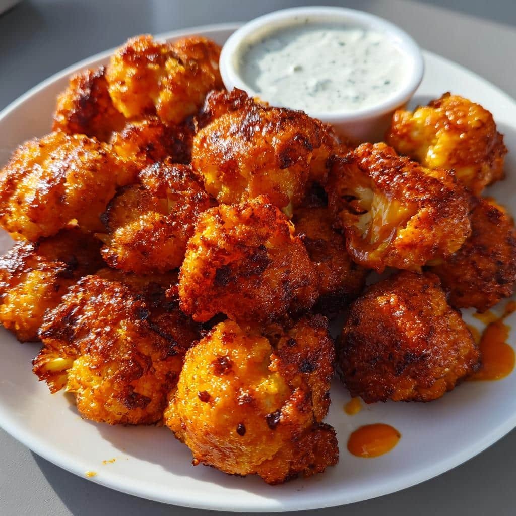 Air Fryer Vegan Buffalo Bites - detail 1