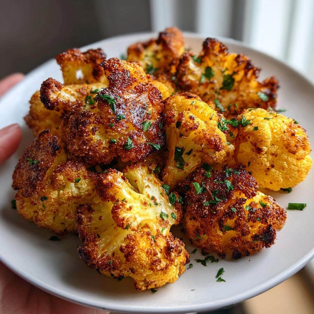 Air Fryer Zesty Cumin Cauliflower