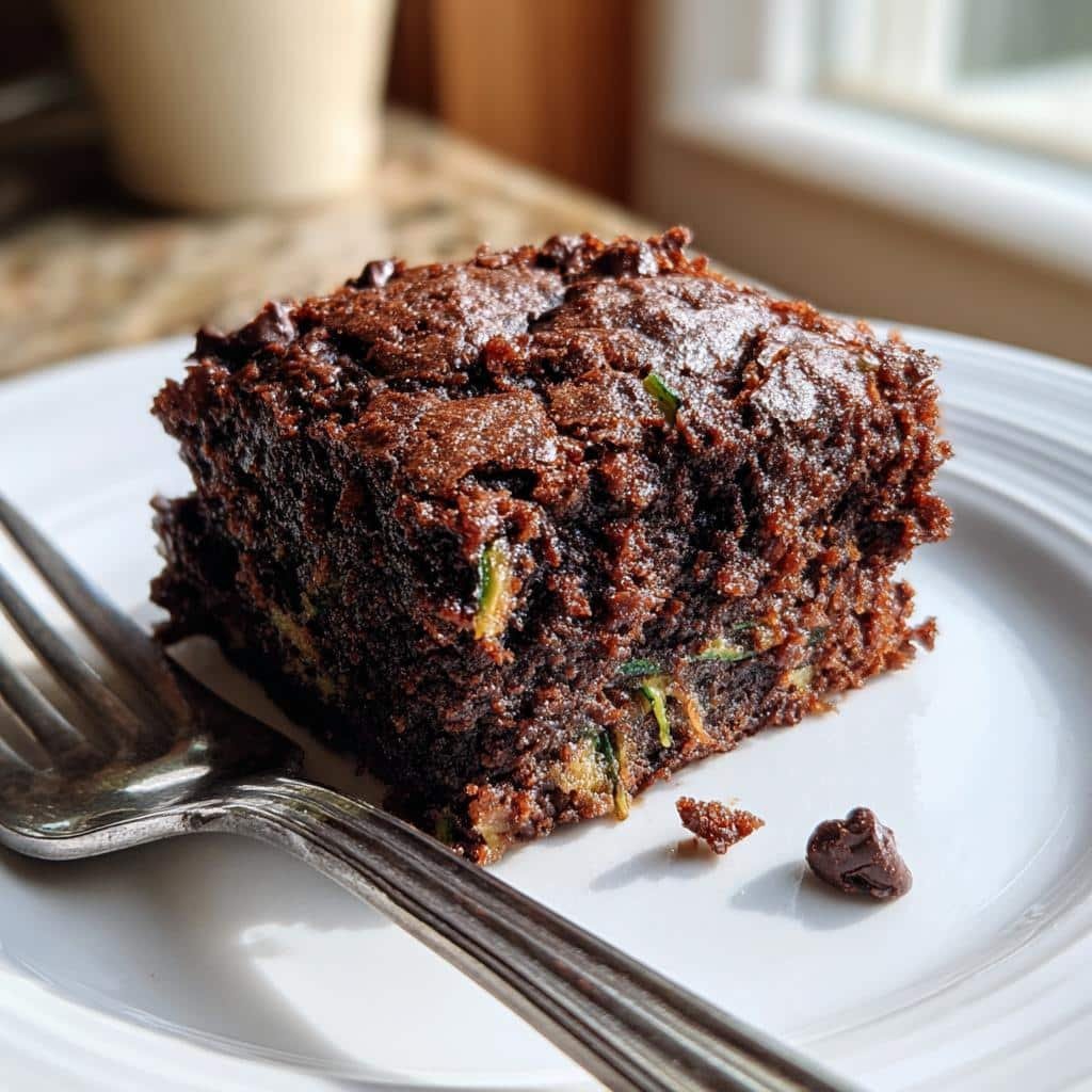 Air Fryer Zucchini Brownies