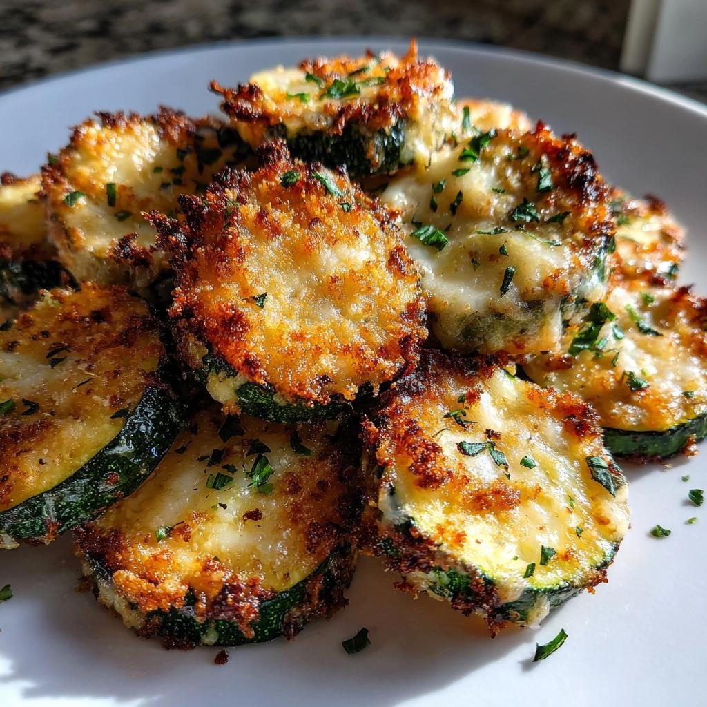 Air Fryer Zucchini Parmesan