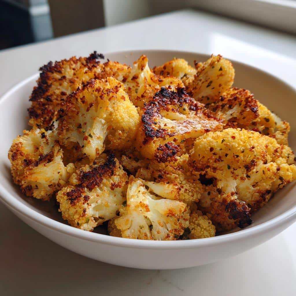 Crispy Air Fryer Cauliflower Rice