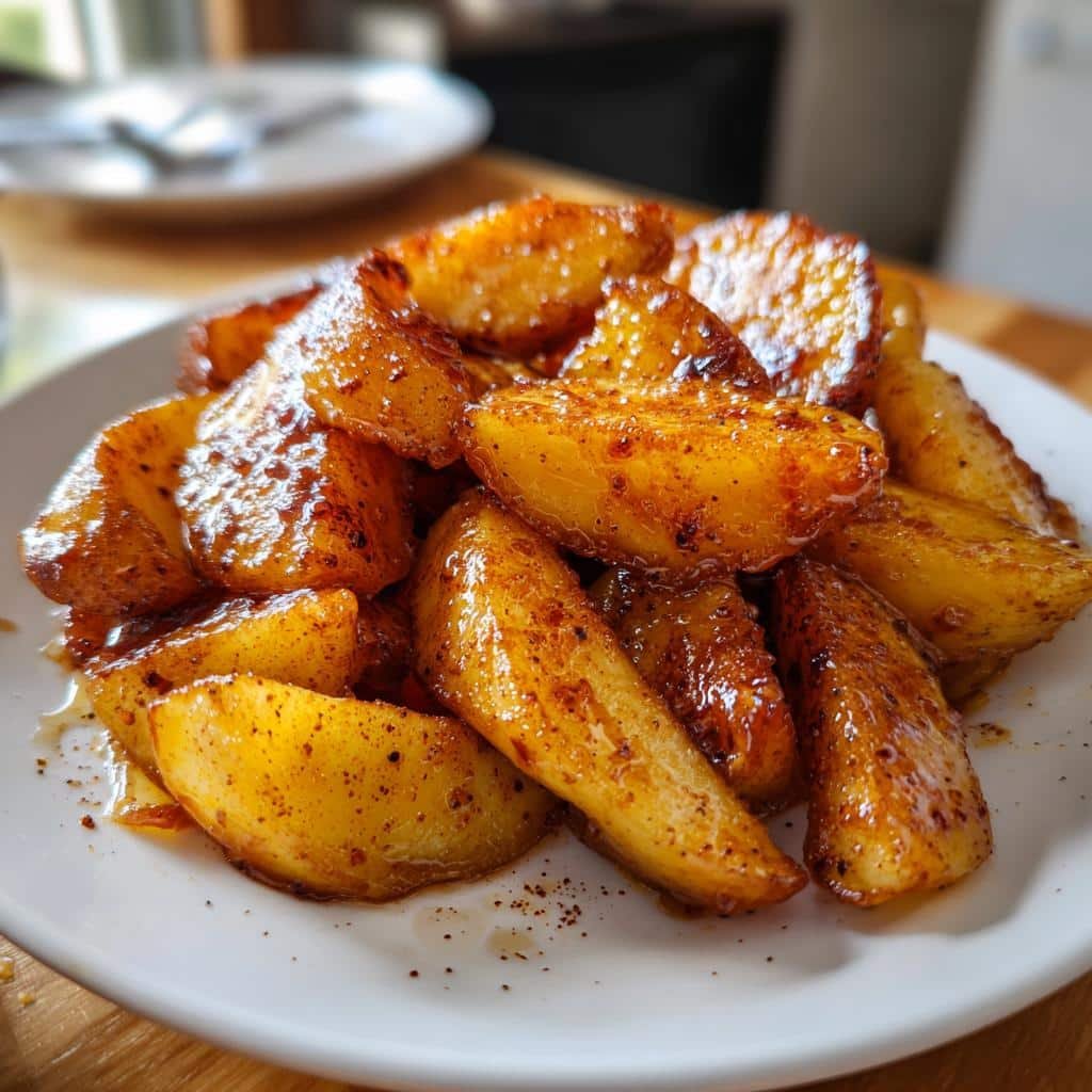 Easy Air Fryer Spiced Apples - detail 1