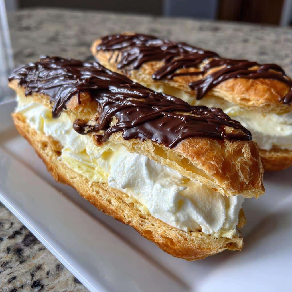 Gluten-Free Air Fryer Chocolate Eclairs - detail 1