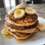 High-Protein Air Fryer Banana Pancakes