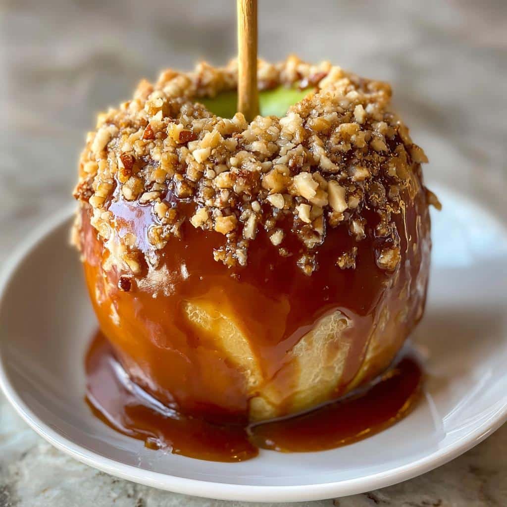 Holiday Air Fryer Caramel Apples