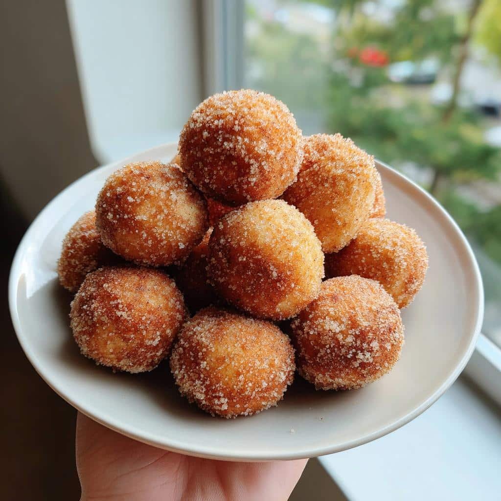 Low-Carb Air Fryer Cinnamon Donut Holes - detail 1