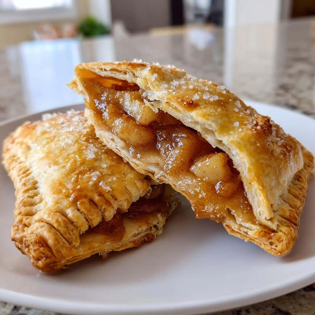 No-Bake Air Fryer Apple Turnovers