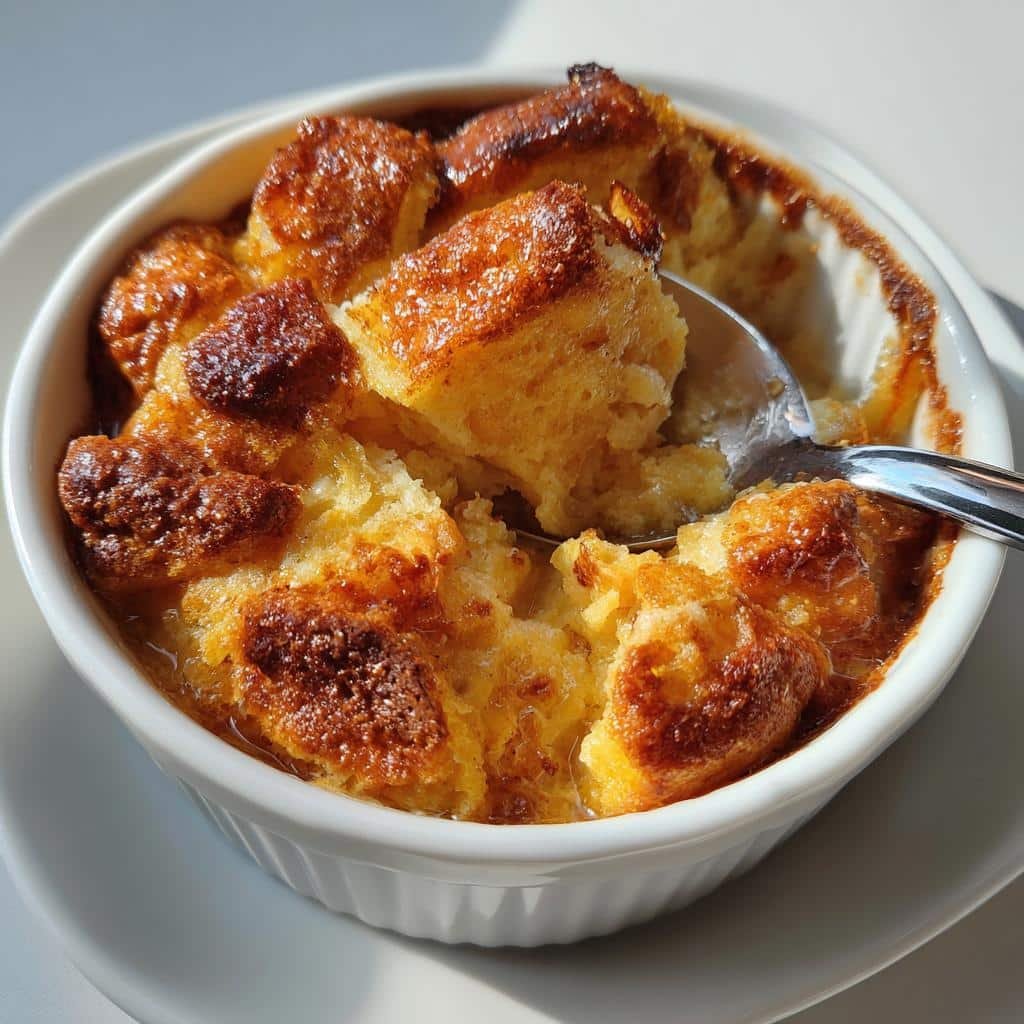 No-Bake Air Fryer Bread Pudding - detail 1