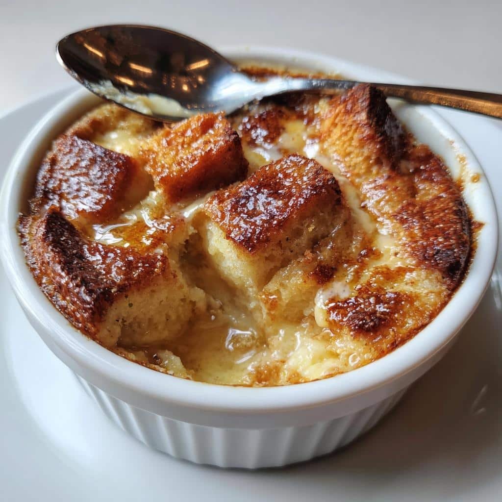 No-Bake Air Fryer Bread Pudding