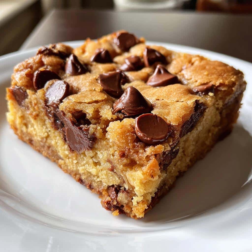 Peanut Butter Air Fryer Blondies - detail 1