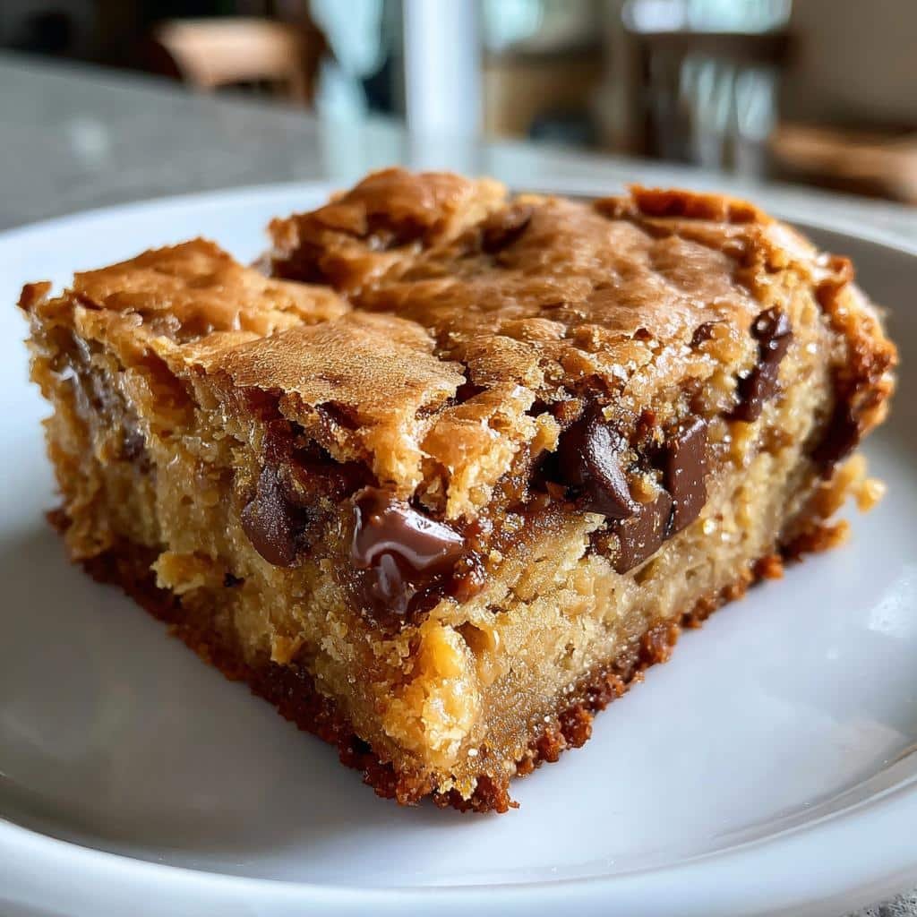 Peanut Butter Air Fryer Blondies
