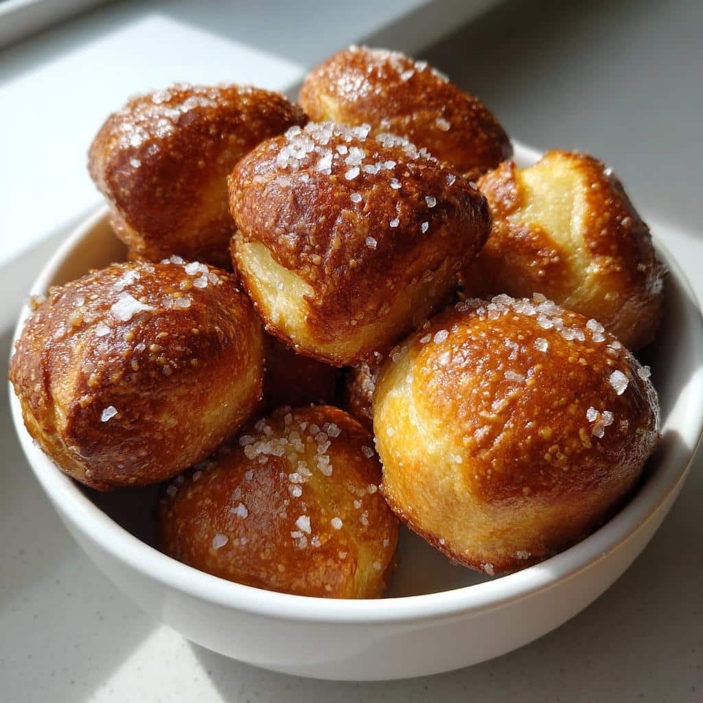 Pretzel Bites in the Air Fryer - detail 1