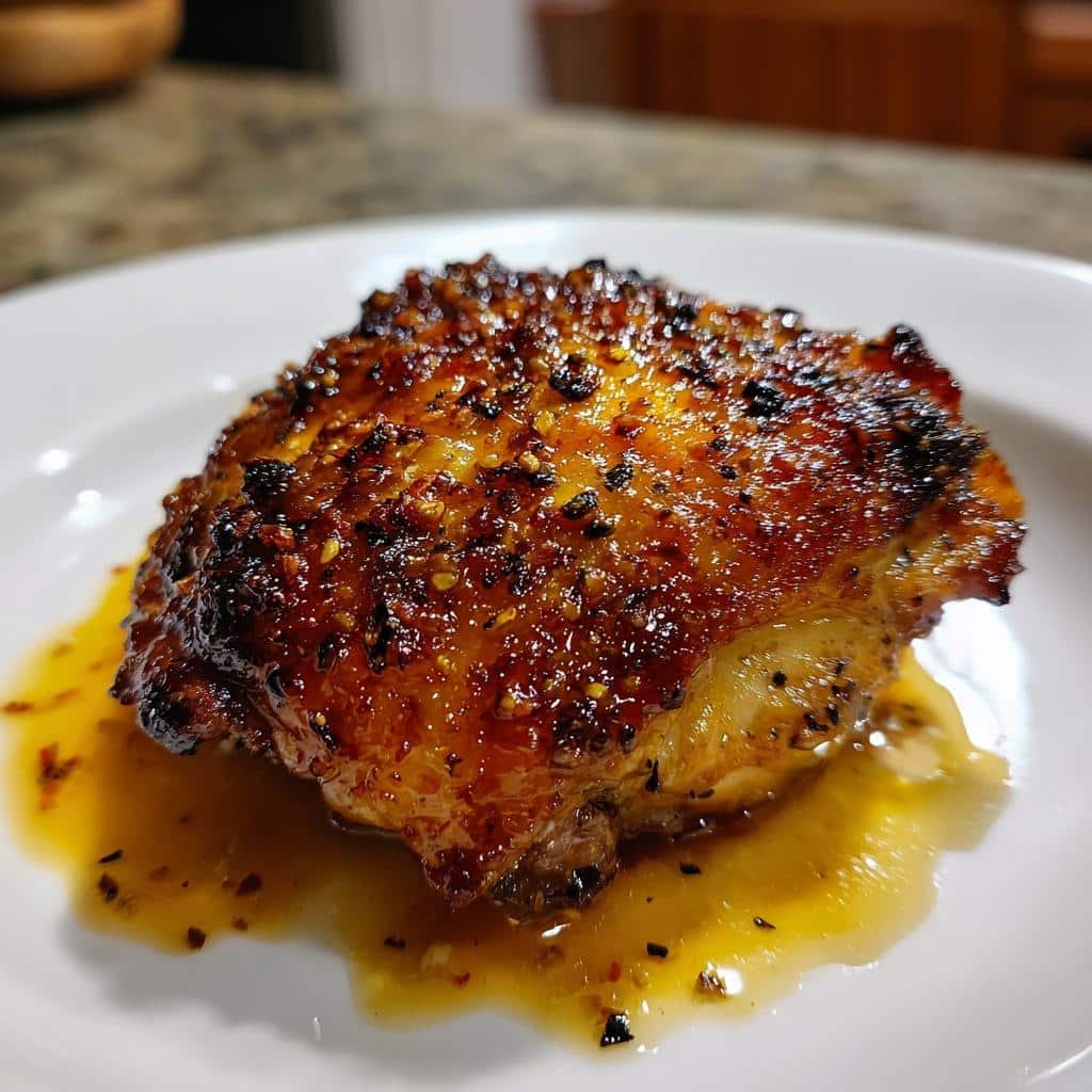 Soy-Garlic Air Fryer Chicken Thighs - detail 1