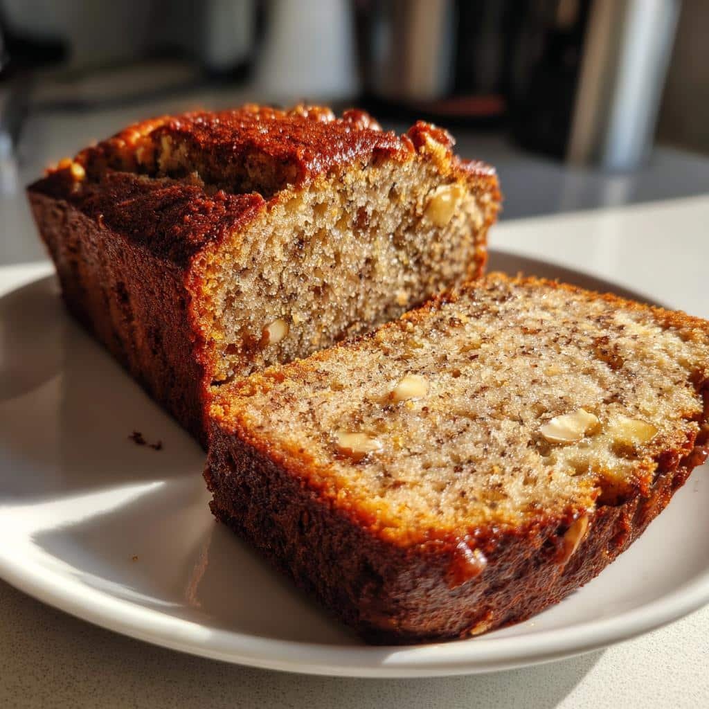 Vegan Air Fryer Banana Bread - detail 1