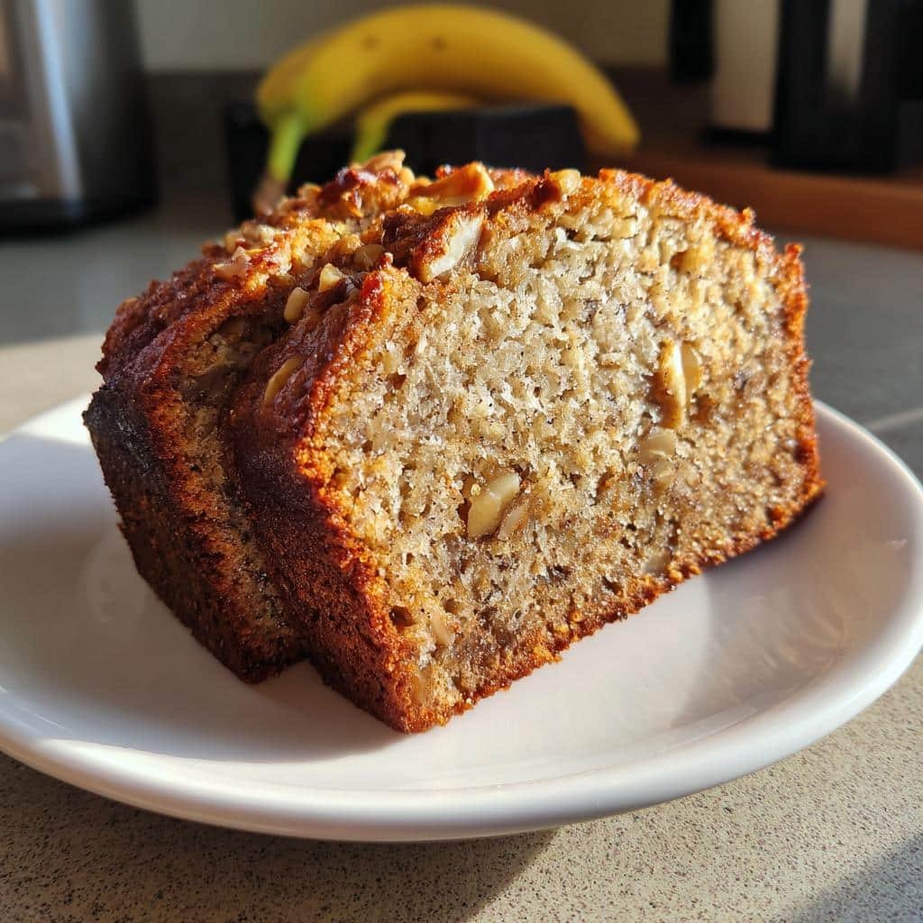 Vegan Air Fryer Banana Bread