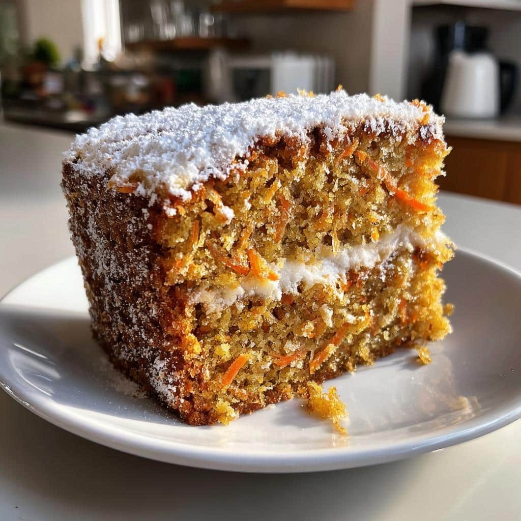Vegan Air Fryer Carrot Cake - detail 1