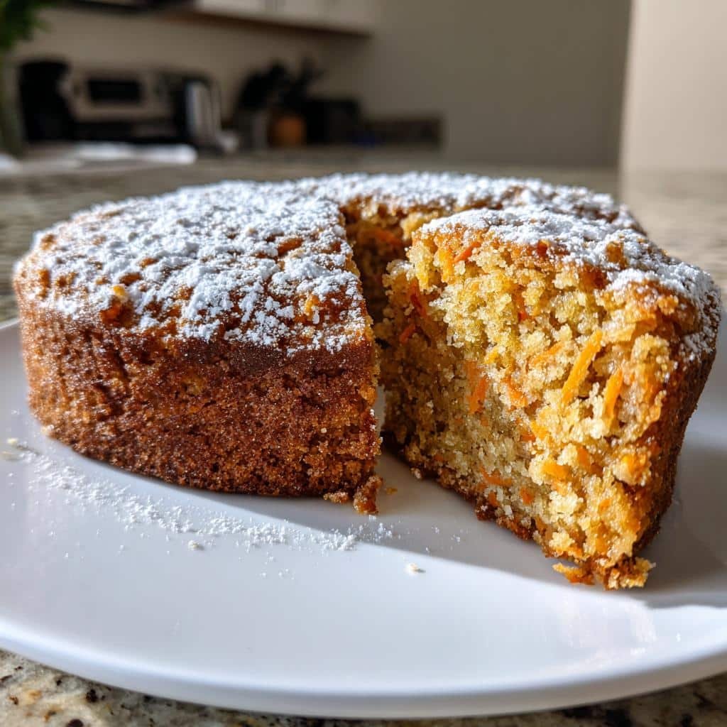 Vegan Air Fryer Carrot Cake