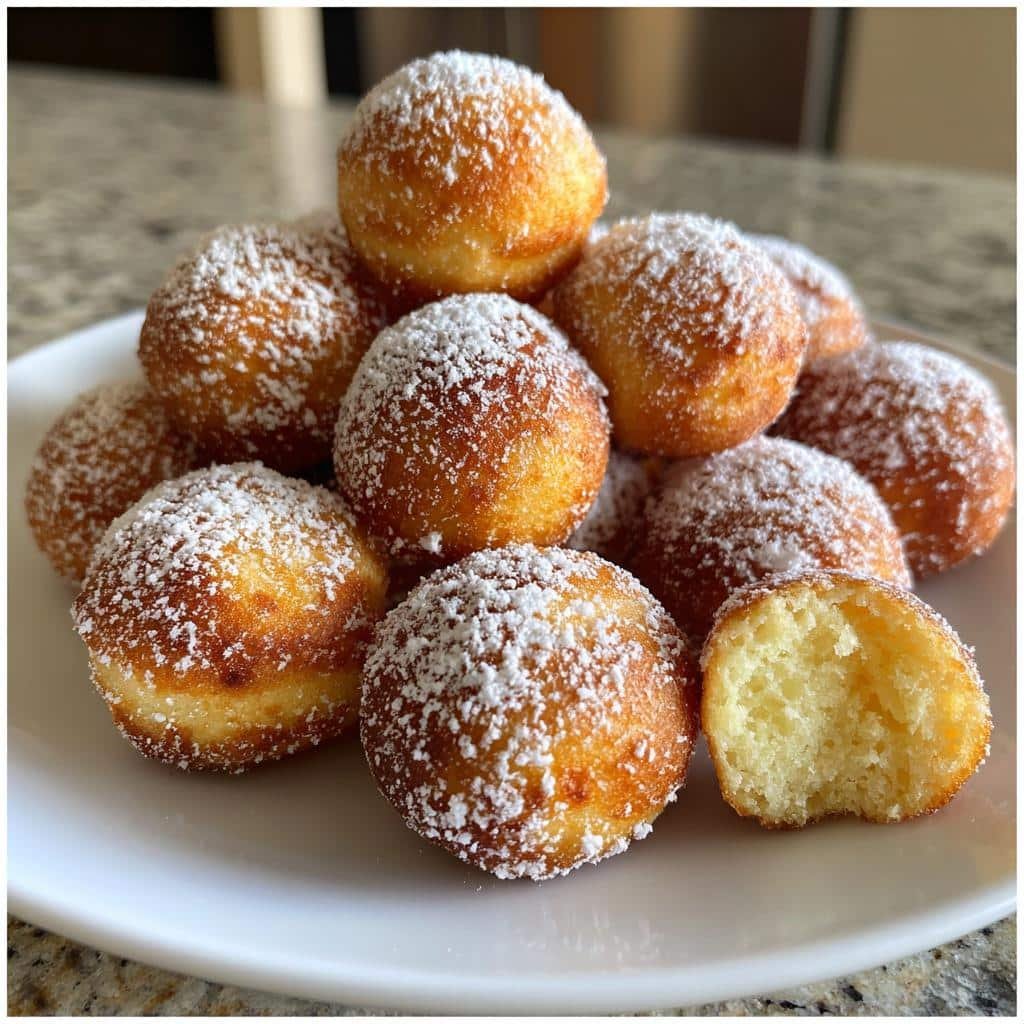 Vegan Air Fryer Donut Holes - detail 1