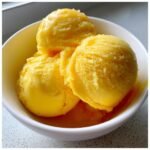 Vegan Air Fryer Mango Sorbet
