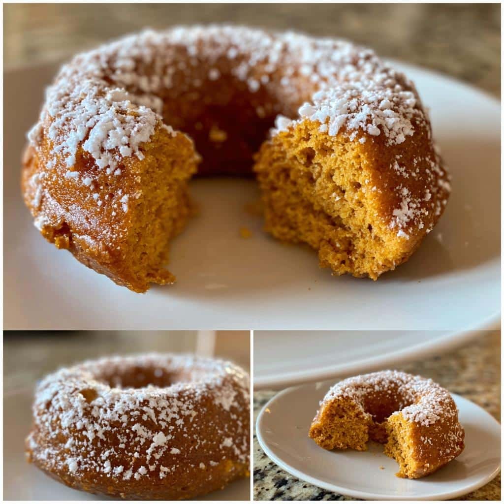 Vegan Air Fryer Pumpkin Donuts - detail 1