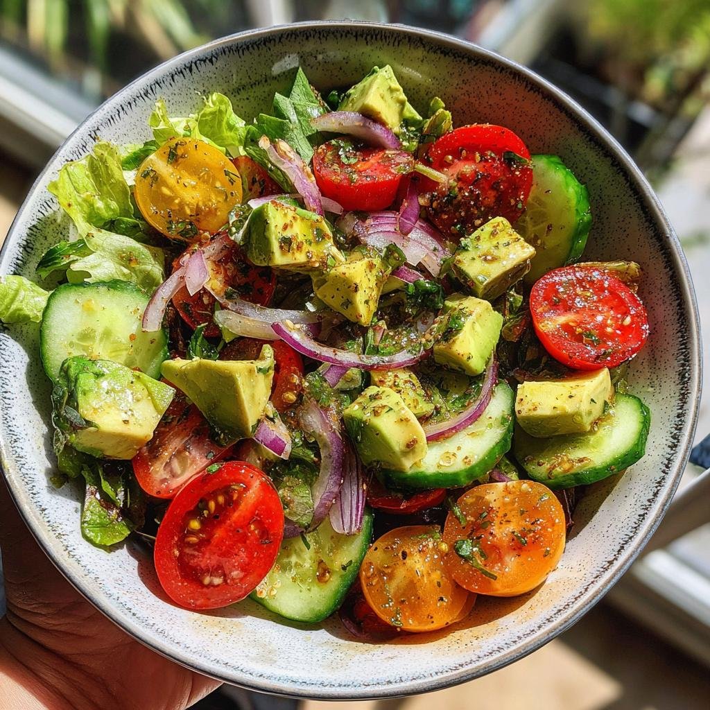 Vegetarian Air Fryer Salad - detail 1