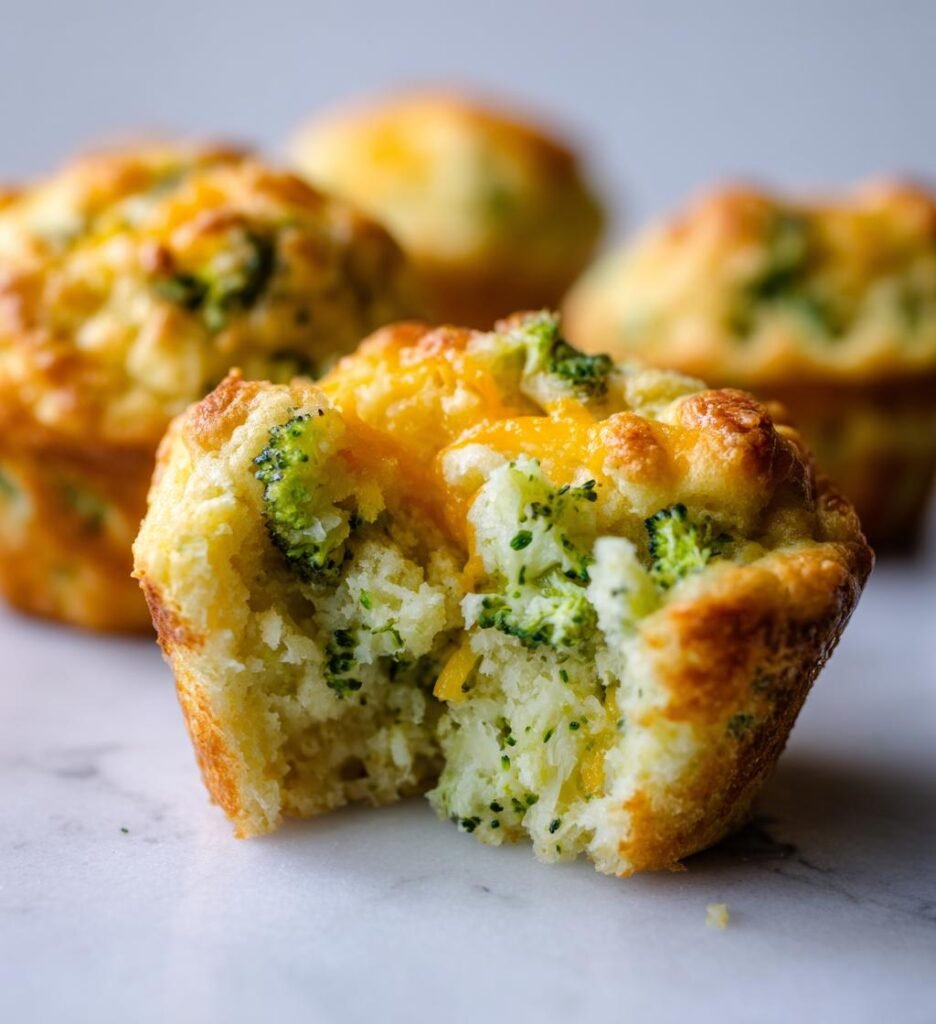 broccoli cheddar muffins
