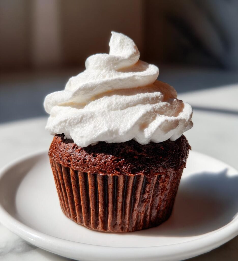 chocolate coffee cream cupcakes