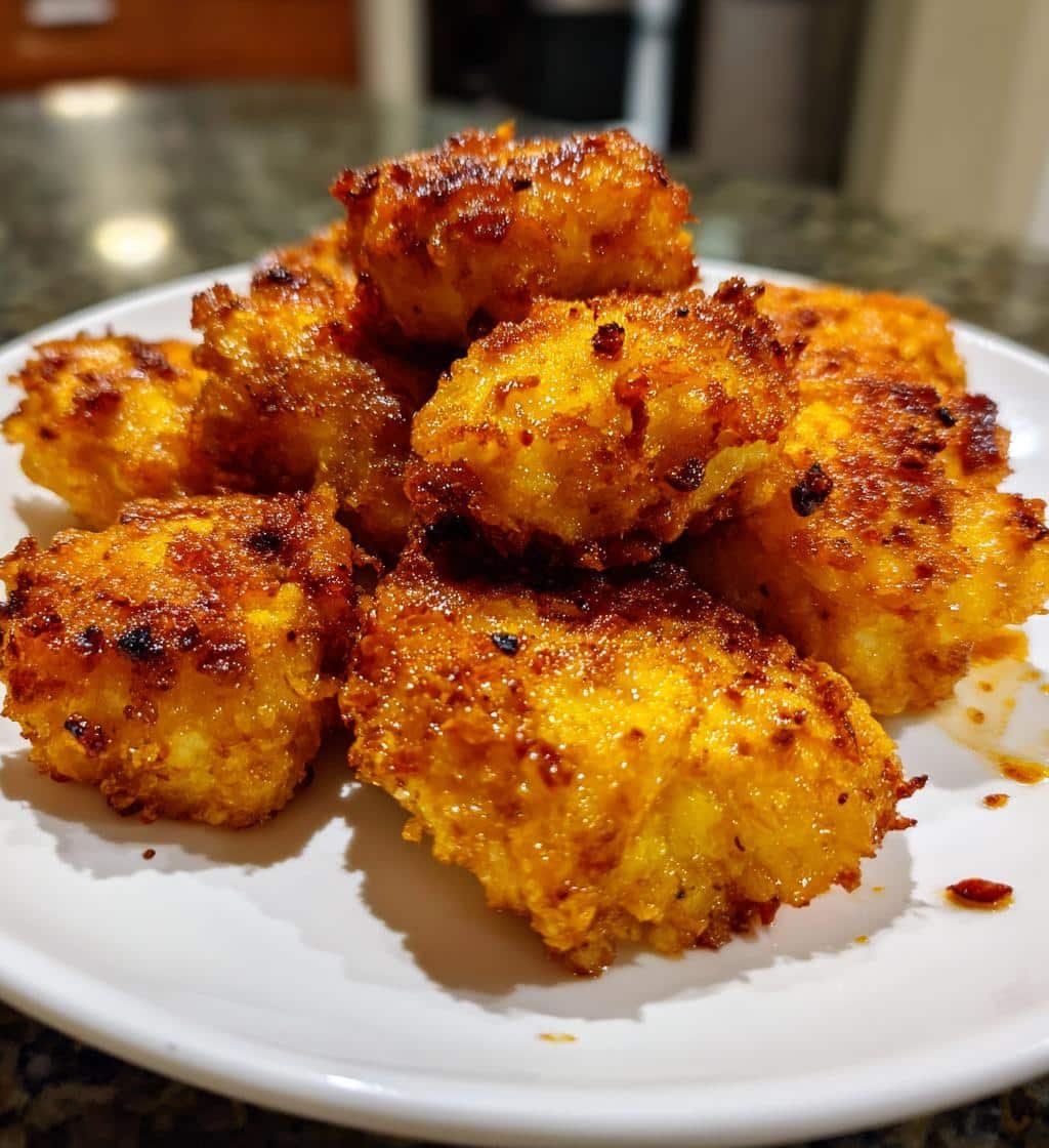 crispy spicy fish nuggets - detail 1