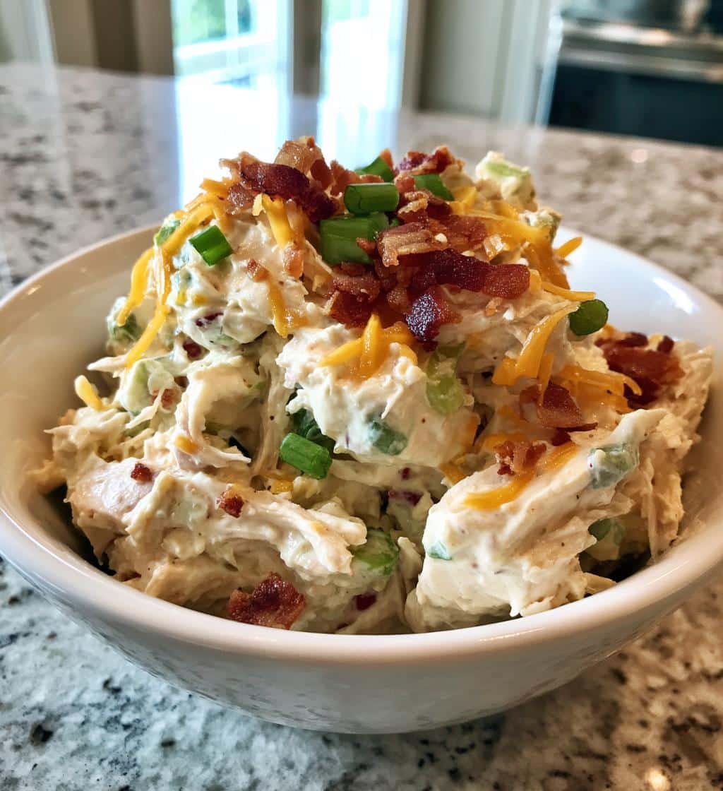 jalapeno popper chicken salad - detail 1