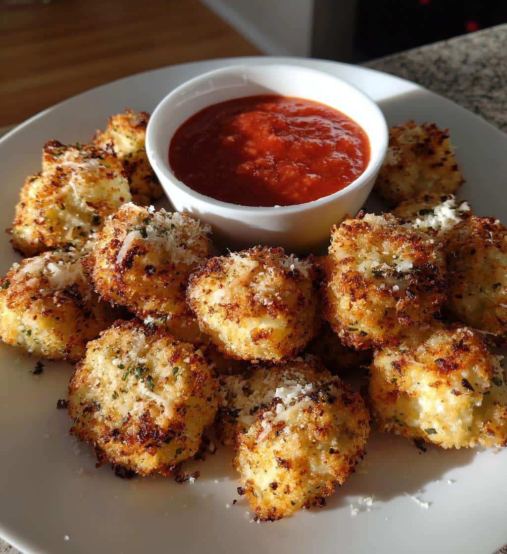 air fryer million dollar ravioli bites - detail 1