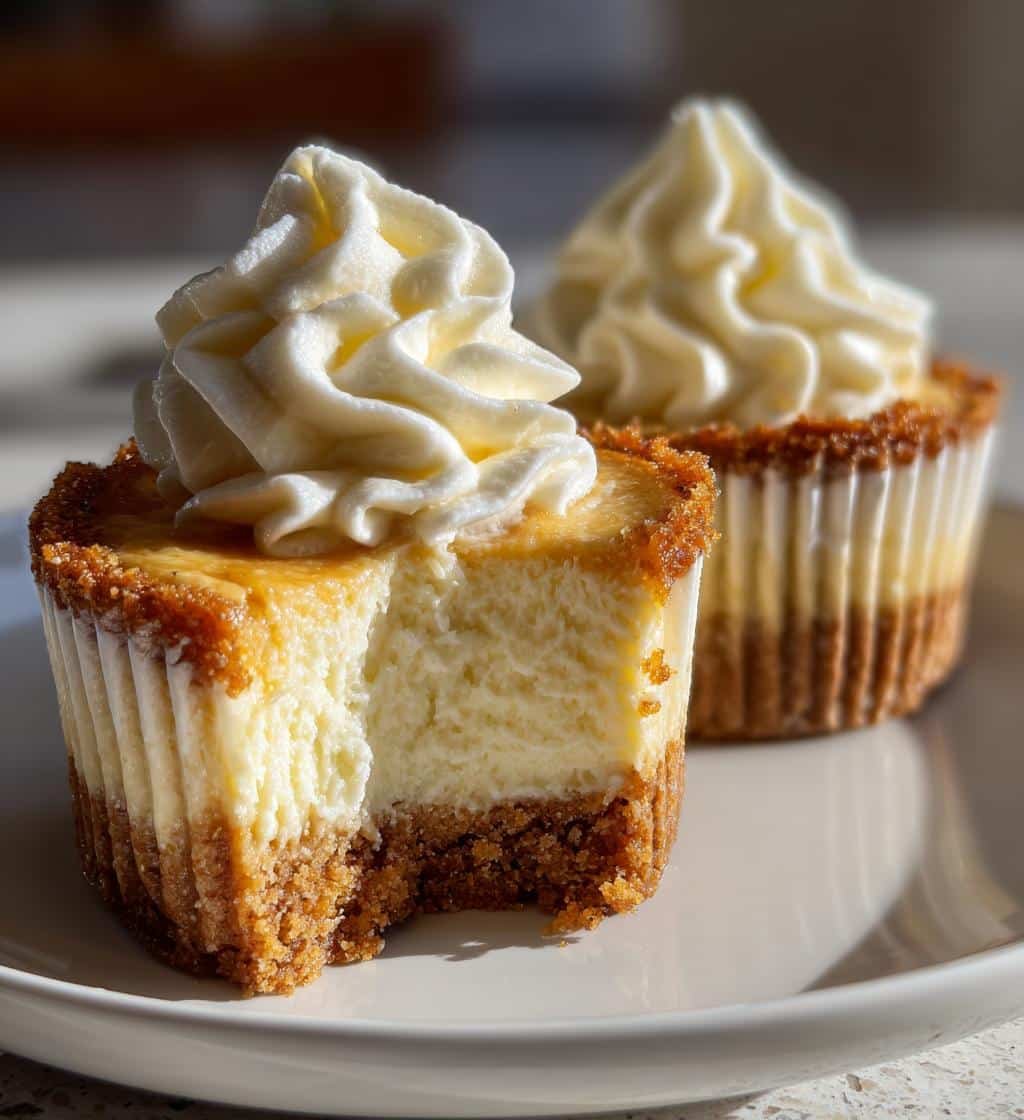 boozy baileys mini cheesecakes recipe - detail 1