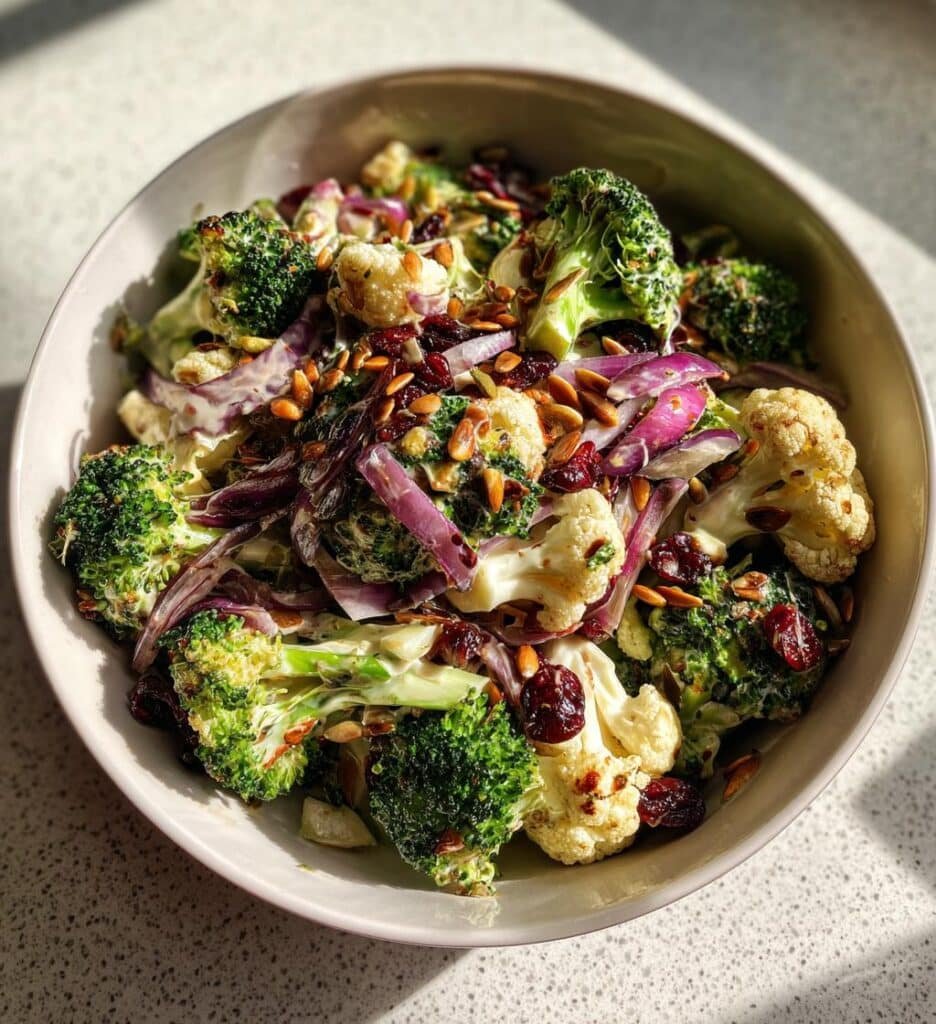 broccoli cauliflower salad reasons youll adore it