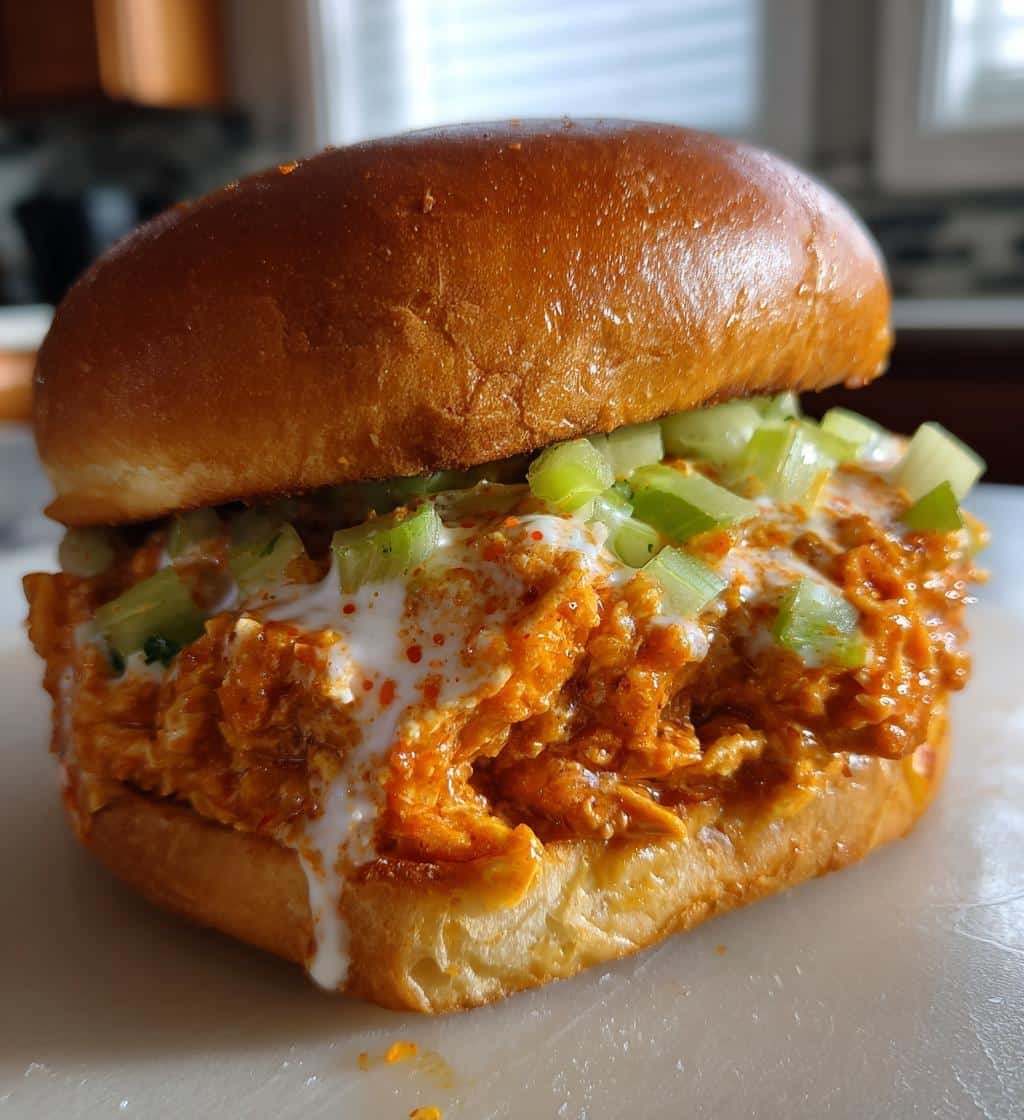buffalo chicken sloppy joes delicious recipe - detail 1